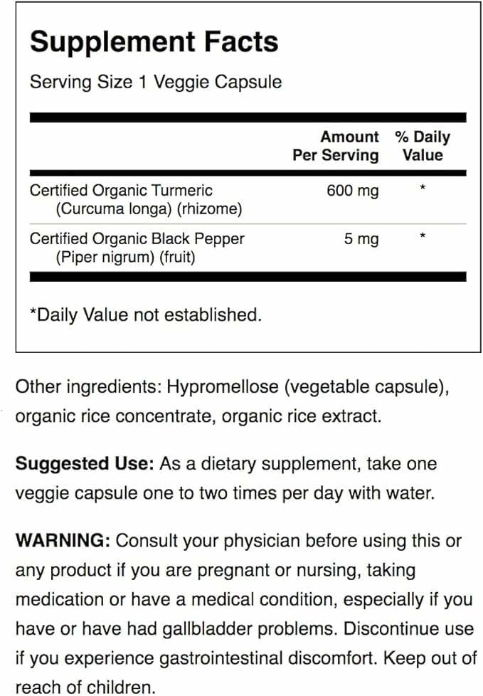 imageSwanson Premium Turmeric amp Black Pepper Antioxidant Digestion amp Joint Support 90 Veg Caps60 Count Pack of 3