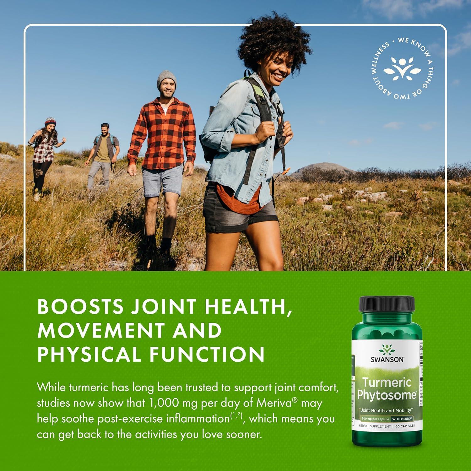 imageSwanson Turmeric Phytosome with Meriva 500 Milligrams 60 Capsules60 Count Pack of 2