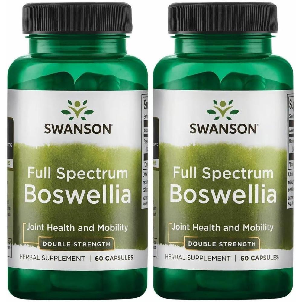 imageSwanson Double Strength Boswellia  Ayurvedic Herb for Joint Flexibility amp Mobility Support  Boswellia Serrata Resin  60 Capsules 800mg Each60 Count Pack of 2