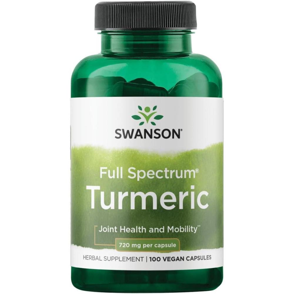 imageSwanson Turmeric 720 Milligrams 30 Capsules100 Count Pack of 1