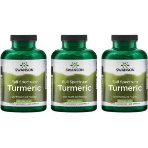 Swanson Turmeric 720 Milligrams 30 Capsules(240 Count (Pack of 3))