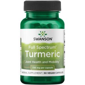 Swanson Turmeric 720 Milligrams 30 Capsules(30 Count (Pack of 1))