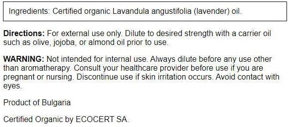 imageSwanson CERT ORG Lavender ESSN Oil 05 FL OZ