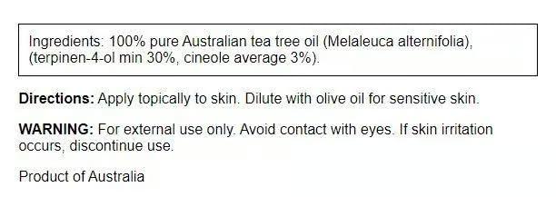 imageSwanson Tea Tree Oil 4 fl Ounce 118 ml Liquid