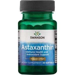Swanson High Potency Astaxanthin 8 Milligrams 30 Sgels(30 Count (Pack of 1))