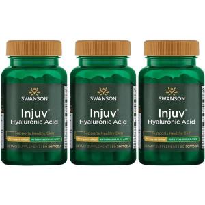 Swanson Injuv – Supports Natural Skin Moisture Retention – (90 Softgels, 140mg Each)(3)