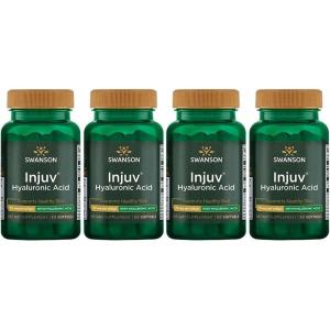 Swanson Injuv – Supports Natural Skin Moisture Retention – (90 Softgels, 140mg Each)(4)