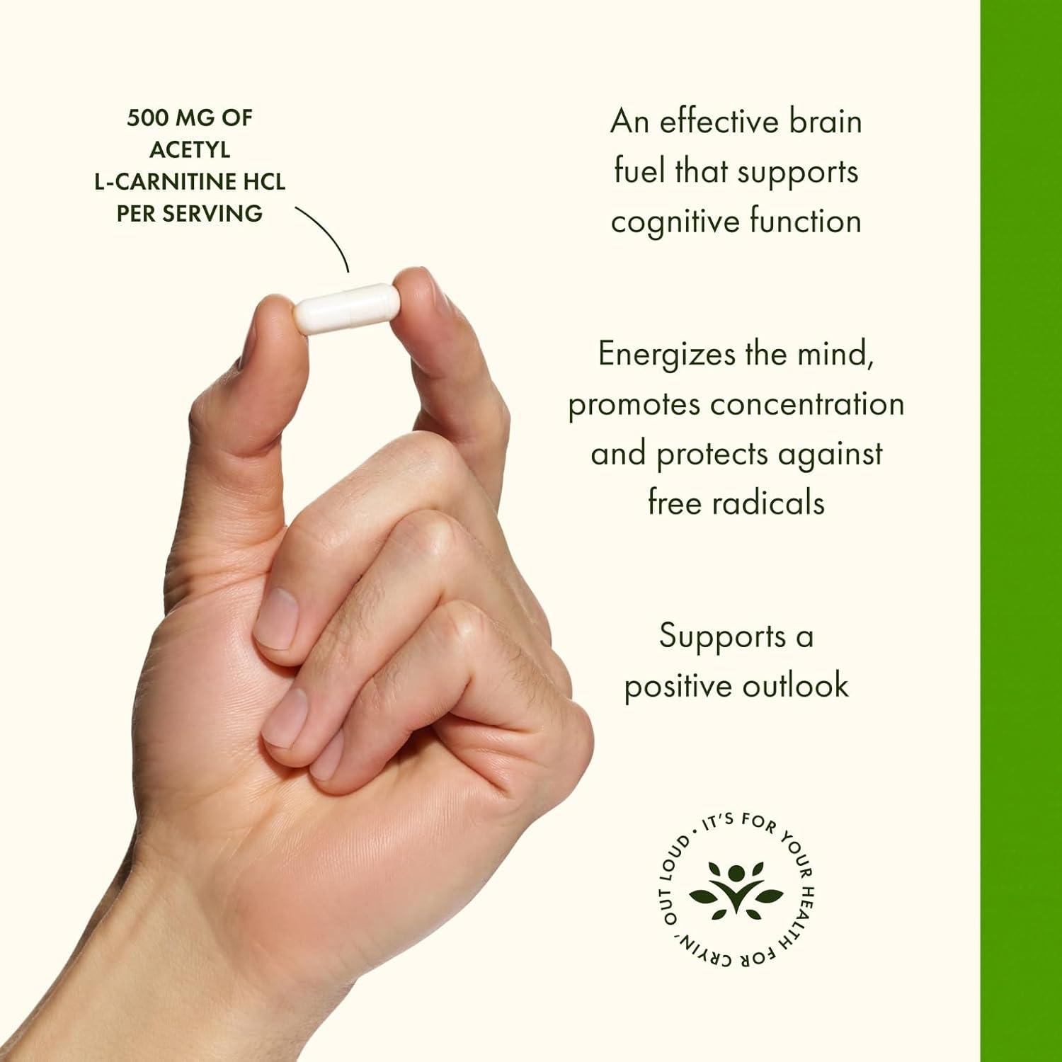 imageAcetyl LCarnitine 500 mg 100 Caps by Swanson Premium100 Count Pack of 1