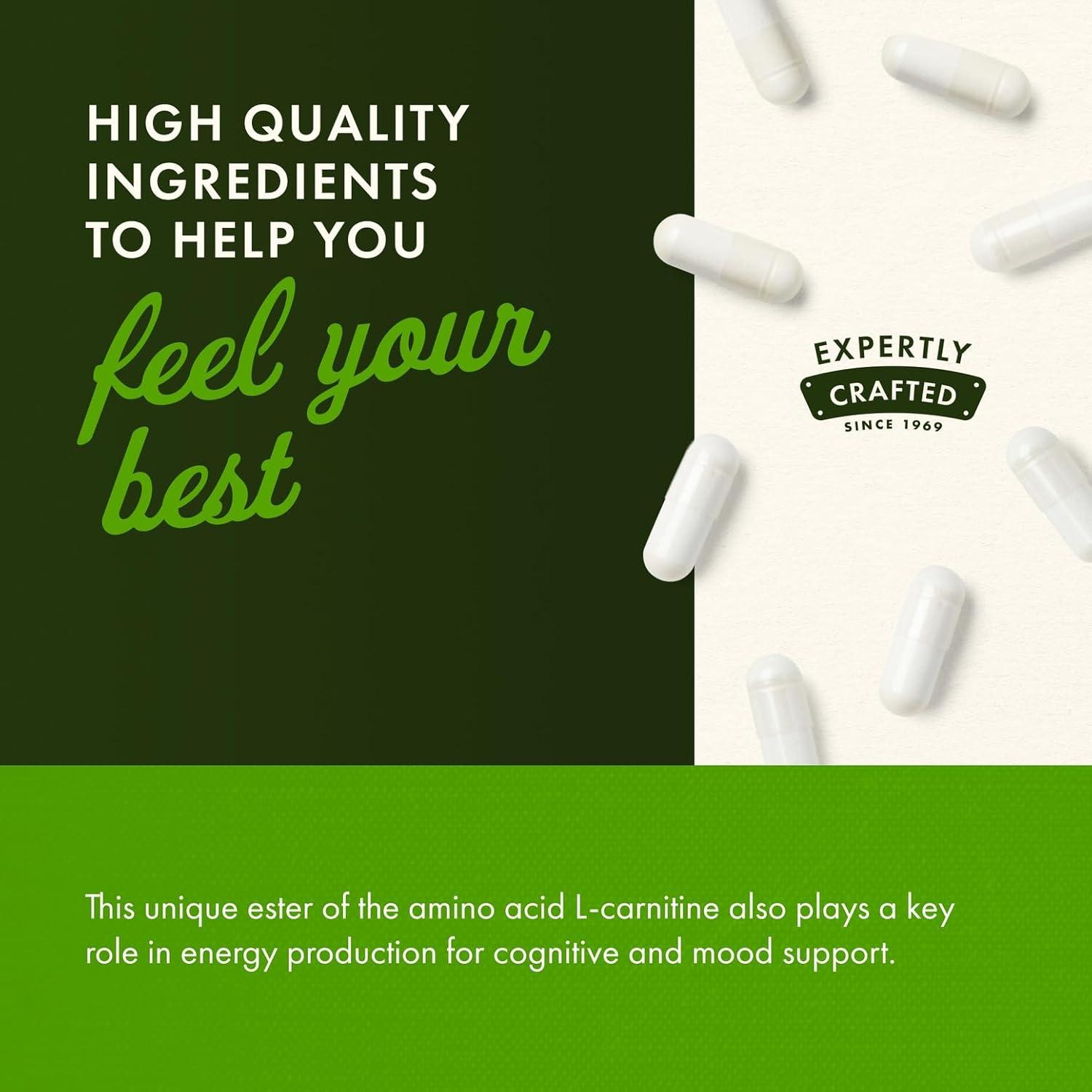 imageAcetyl LCarnitine 500 mg 100 Caps by Swanson Premium100 Count Pack of 1