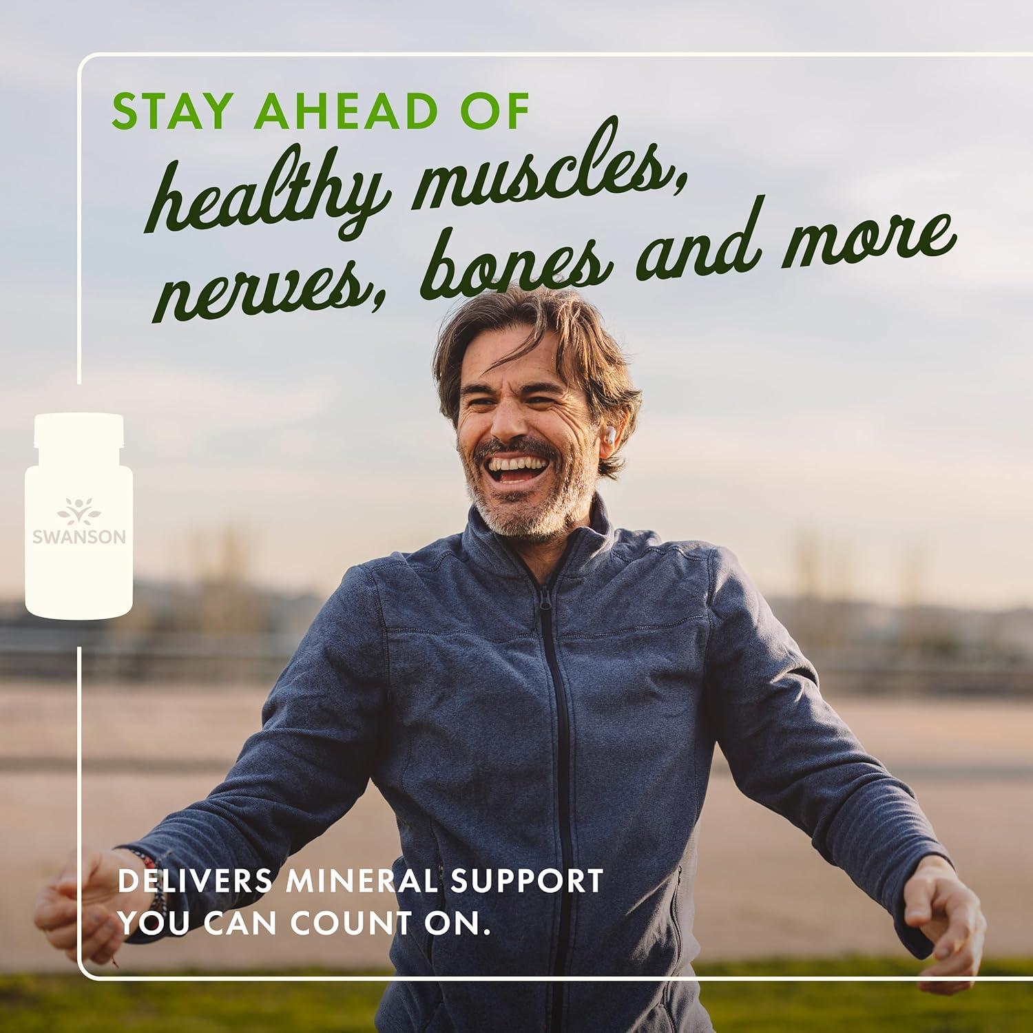 imageSwanson Chelated Magnesium 133 Milligrams 90 Capsules 2 Pack90 Count Pack of 2