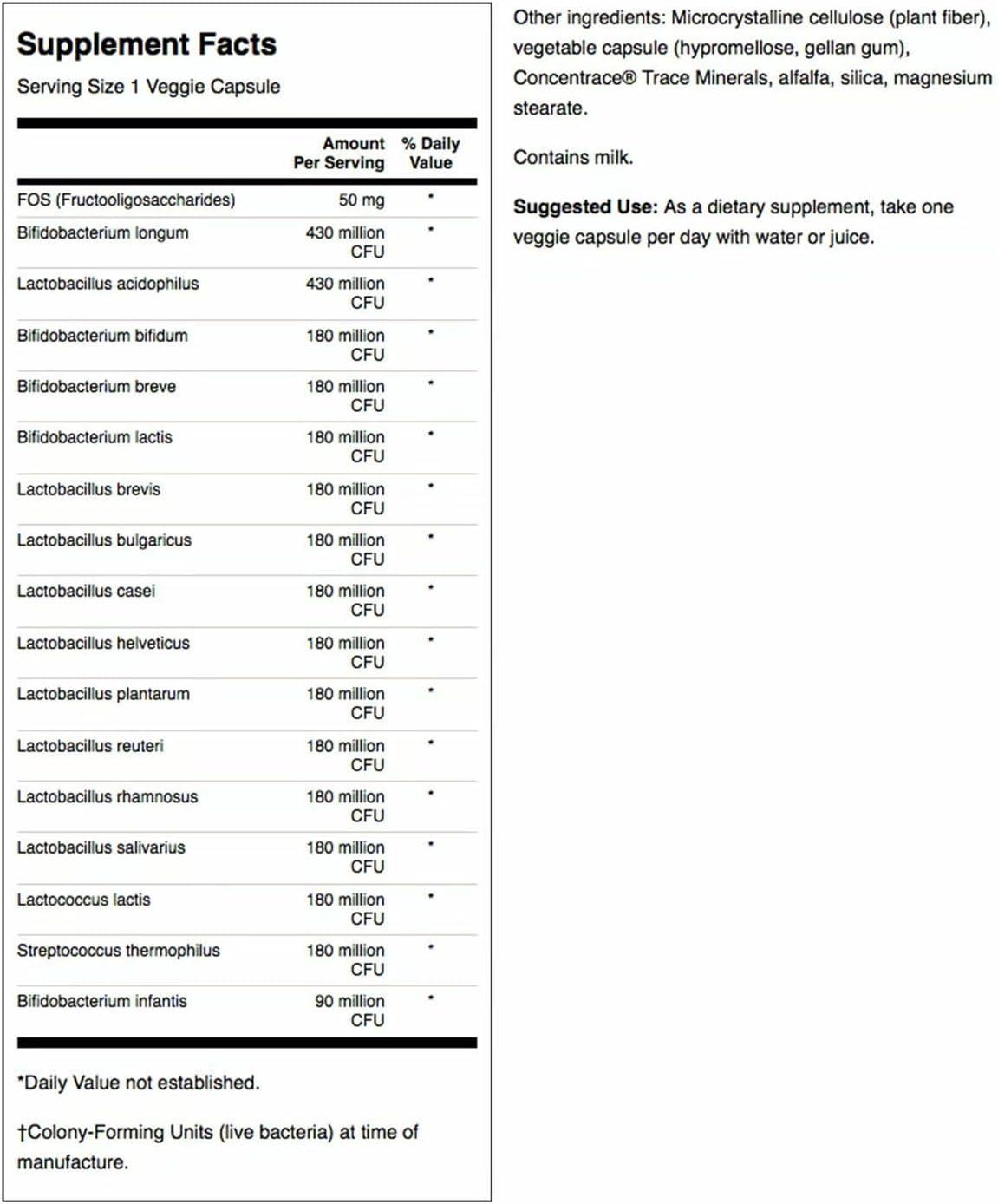 imageSwanson Dr Stephen Langers Formula Natural Probiotic wPrebiotic FOS 16Strain Supplement Promoting Digestive Support w 32 Billion CFU per Capsule 60 Veggie Capsules 2 Pack60 Count Pack of 2