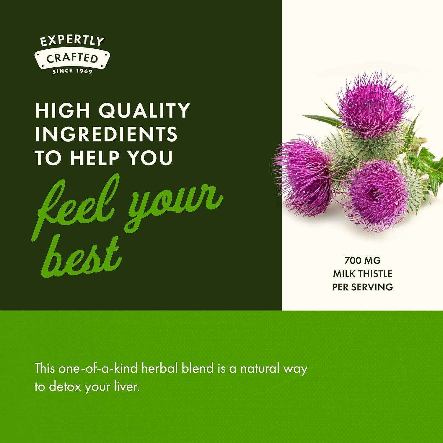 imageSwanson Milk Thistle Dandelion amp Yellow Dock Herbal Liver Support Supplement Natural Supplement Helping to Maintain Overall Health amp Wellbeing 120 Capsules 1 Pack120 Count Pack of 2