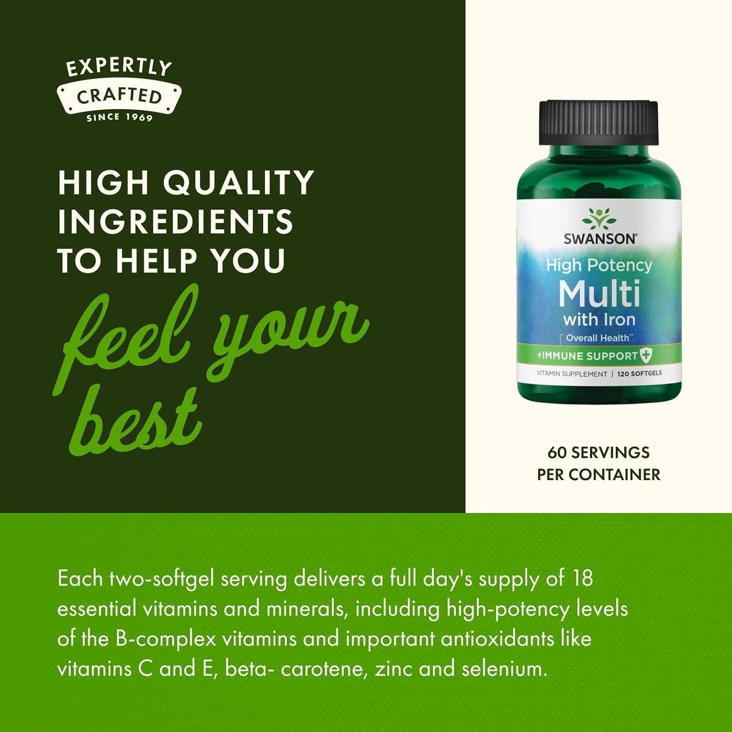 imageSwanson Multi High Potency 120 Sgels