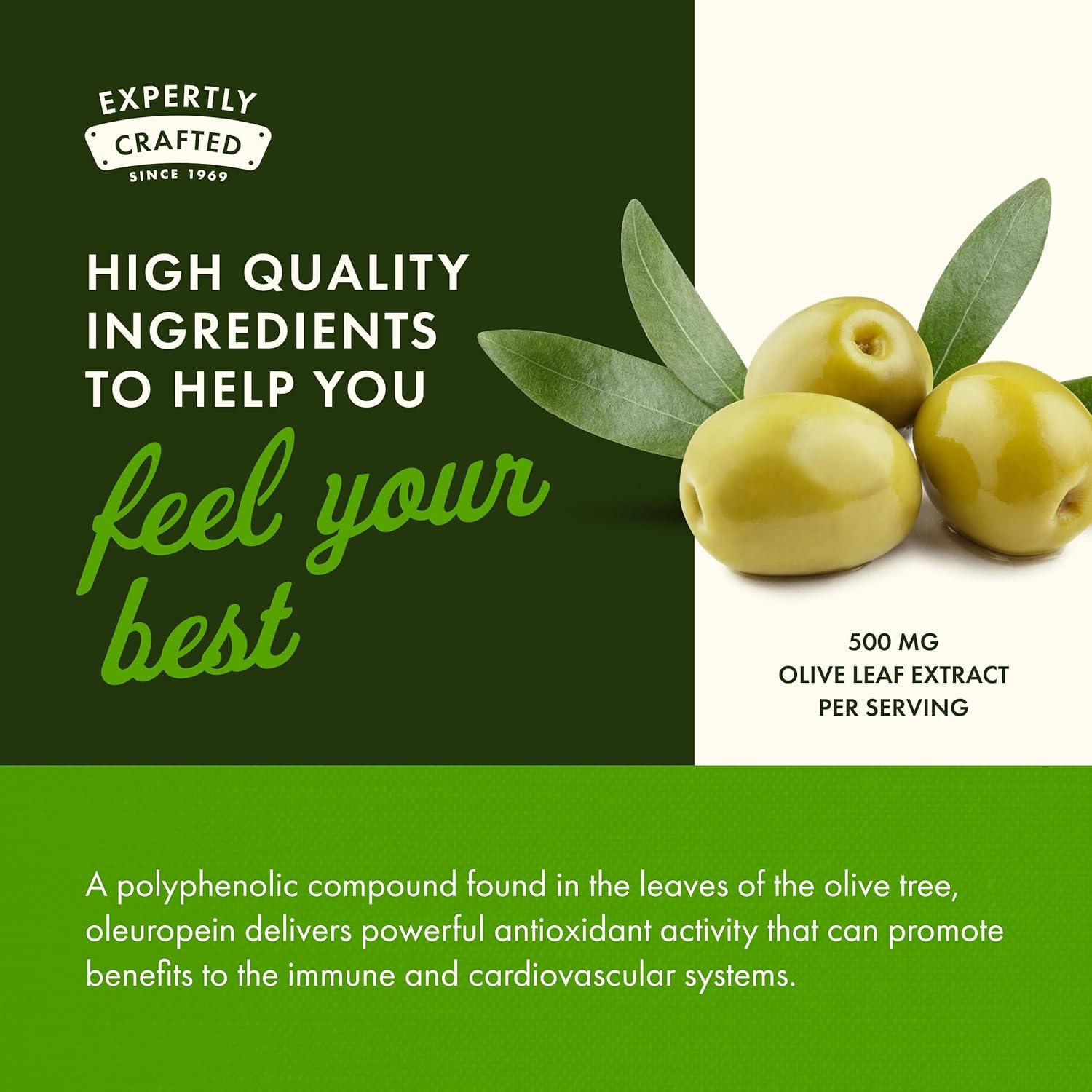 imageSwanson Olive Leaf Extract Capsules with 20 Oleuropein Provides Immune Support Promotes Cardiovascular System Health and Supports Healthy Blood Pressure 120 Capsules 500mg Each120 Count Pack of 1