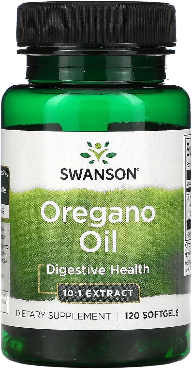 imageSwanson Oregano Oil 101 ExtractNatural Supplement Promoting Digestive HealthRespiratory amp Urinary Tract Health Support 120 Softgels 150mg Each120 Count Pack of 2