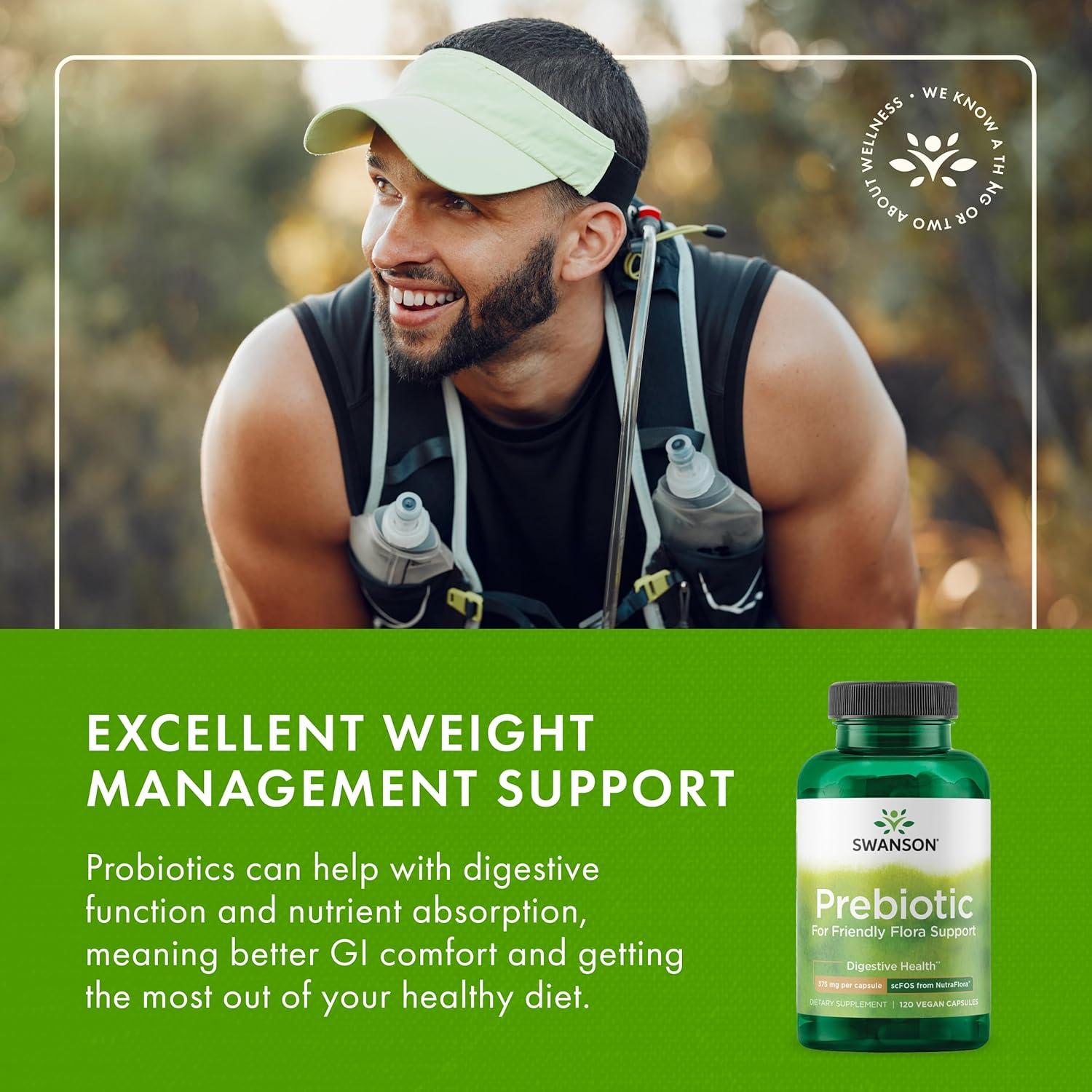 imageSwanson Prebiotic Capsules Promotes Friendly Flora Support amp Overall Digestive Health Prebiotic Fiber Promoting Gut Health amp Immune Health Support 120 Veggie Capsules 750mg Each 1 Pack120 Count Pack of 1