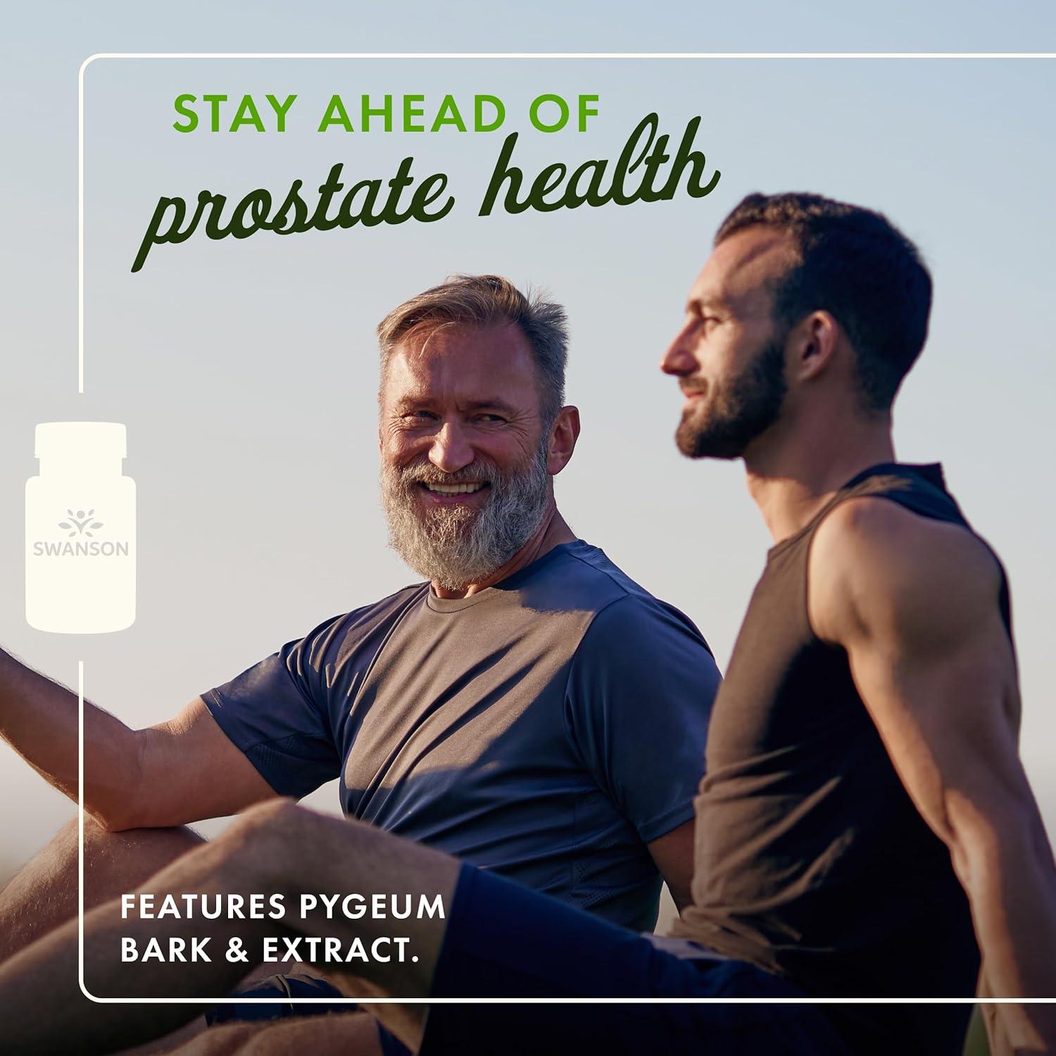 imageSwanson Pygeum Herbal Supplement Promoting Male Prostate Health Bladder and Urinary Tract Health Support Mens Health Supplement 100 Capsules 125mg Each100 Count Pack of 4