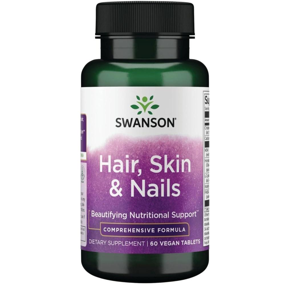 imageSwanson Hair Skin and Nails 60 Tabs