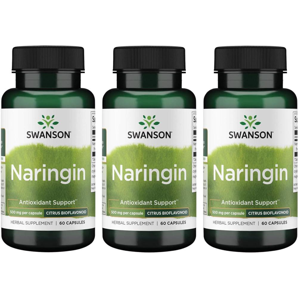imageSwanson Naringin 500 Milligrams 60 Capsules60 Count Pack of 3