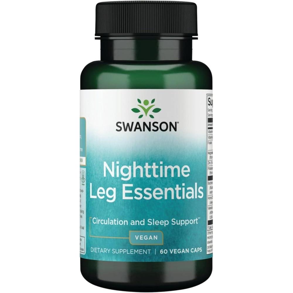 imageSwanson Nighttime Leg Essentials 60 Veg Capsules