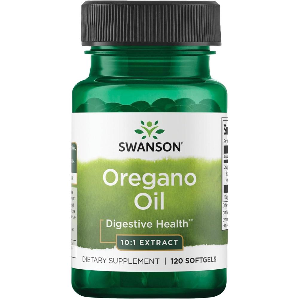imageSwanson Oregano Oil 101 ExtractNatural Supplement Promoting Digestive HealthRespiratory amp Urinary Tract Health Support 120 Softgels 150mg Each120 Count Pack of 1