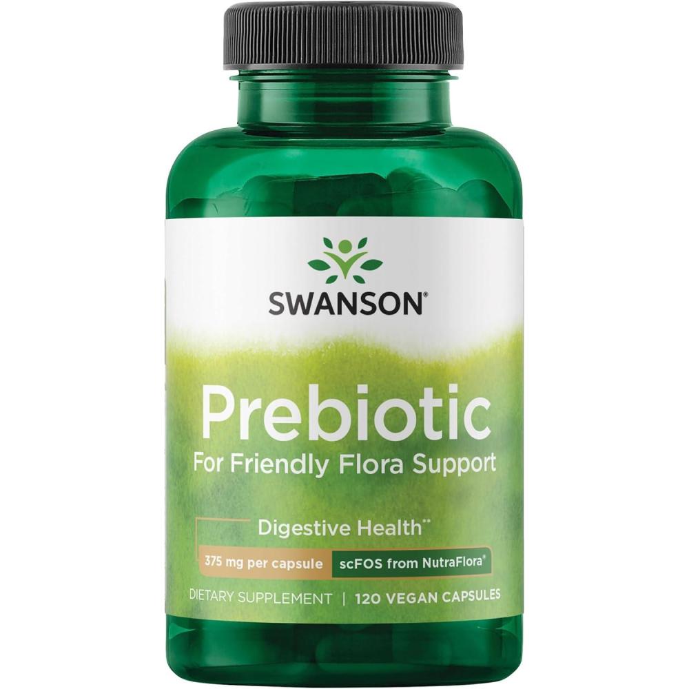 imageSwanson Prebiotic Capsules Promotes Friendly Flora Support amp Overall Digestive Health Prebiotic Fiber Promoting Gut Health amp Immune Health Support 120 Veggie Capsules 750mg Each 1 Pack120 Count Pack of 1