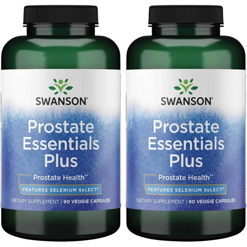 imageSwanson Prostate Plus  Natural Supplement for Men Promoting Healthy Urinary Tract Flow amp Frequency  Supporting Overall Prostate Health 90 Veg Capsules90 Count Pack of 2