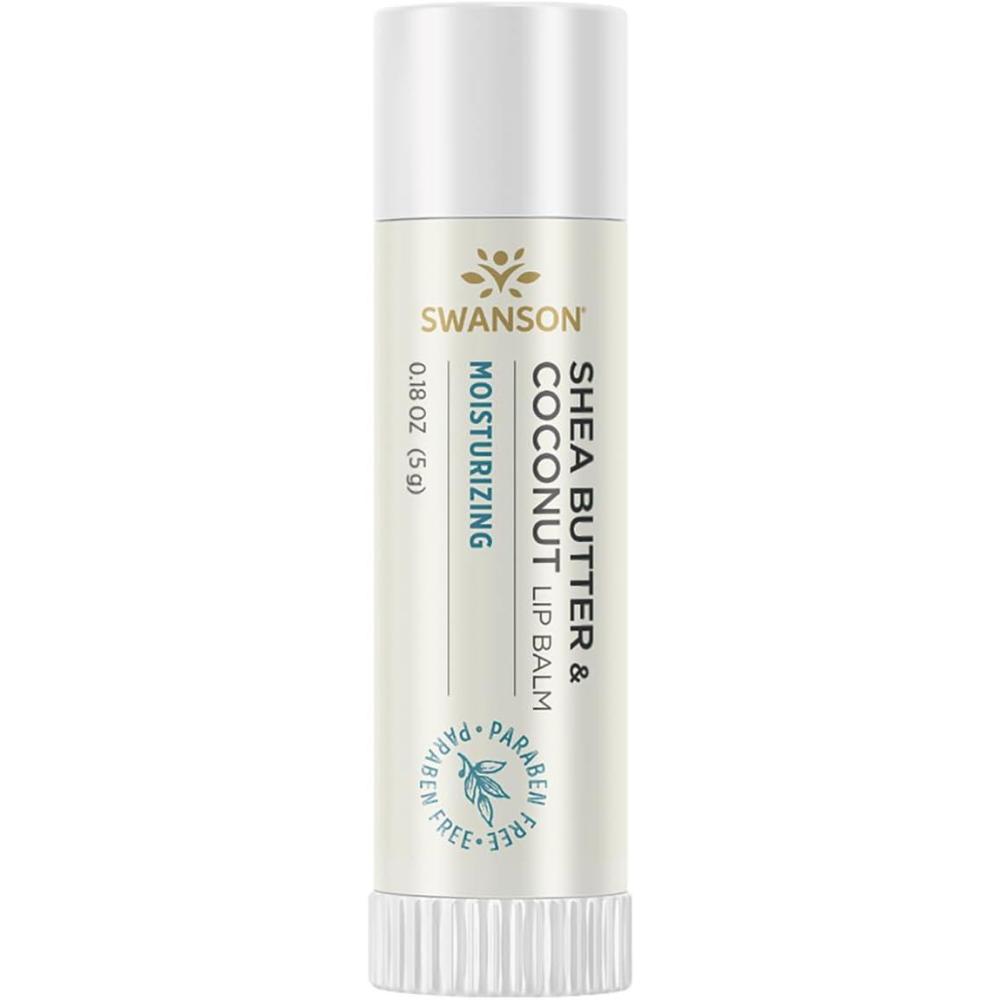 imageSwanson Shea Butter and Coconut Lip Balm  018 Ounce 5 g  Hydrating Lip Balm with Shea Butter and Coconut Oil