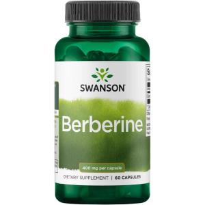 Swanson Berberine – Supports Metabolic Health & Heart Health* – Contains Standardized Berberine HCl – Non-GMO & Gluten-Free – 60 Vegan Capsules(60 Count (Pack of 1))