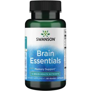 Swanson Brain Essentials 60 Veg Capsules