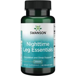 Swanson Nighttime Leg Essentials 60 Veg Capsules