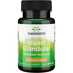 Swanson Raw Heart Glandular 250 Milligrams 60 Capsules