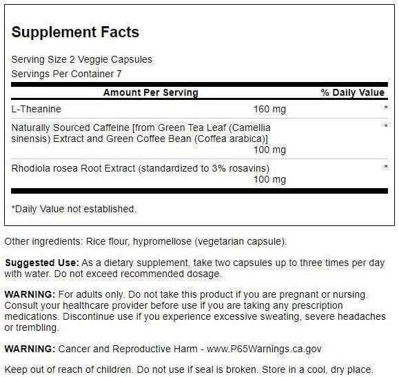 imageSwanson Pure Energy Trial Size 14 Veg Caps