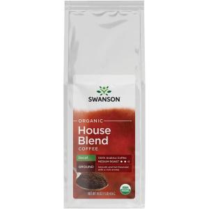 Swanson House Blend Decaf Fine Ground Organic Coffee – Medium 16 Ounce (1 lb) (454 g) Pkg