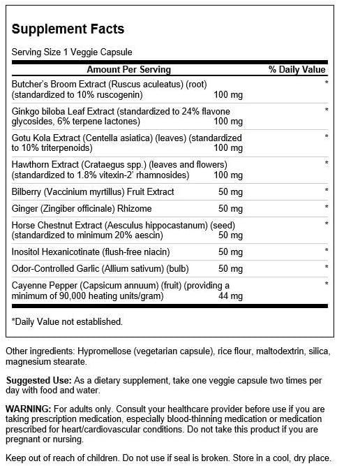 imageSwanson Circulation Essentials 60 Veg Capsules