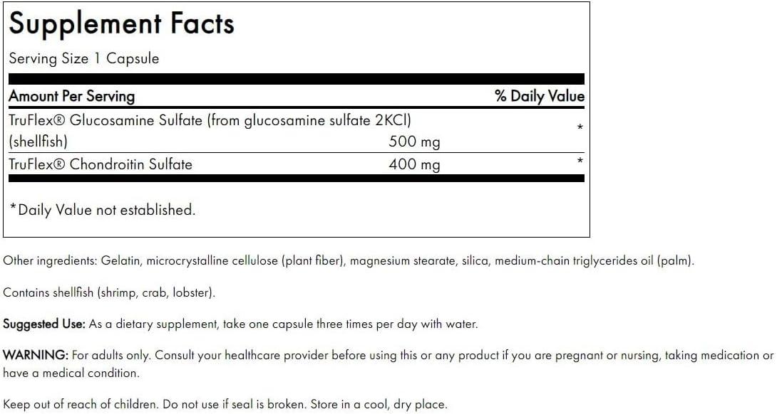 imageSwanson Glucosamine amp Chondroitin Nutrition Supplement Promoting Joint Integrity Movement amp Flexibility Wellness Formula Supporting Daily Joint Maintenance 90 Capsules 900mg Each