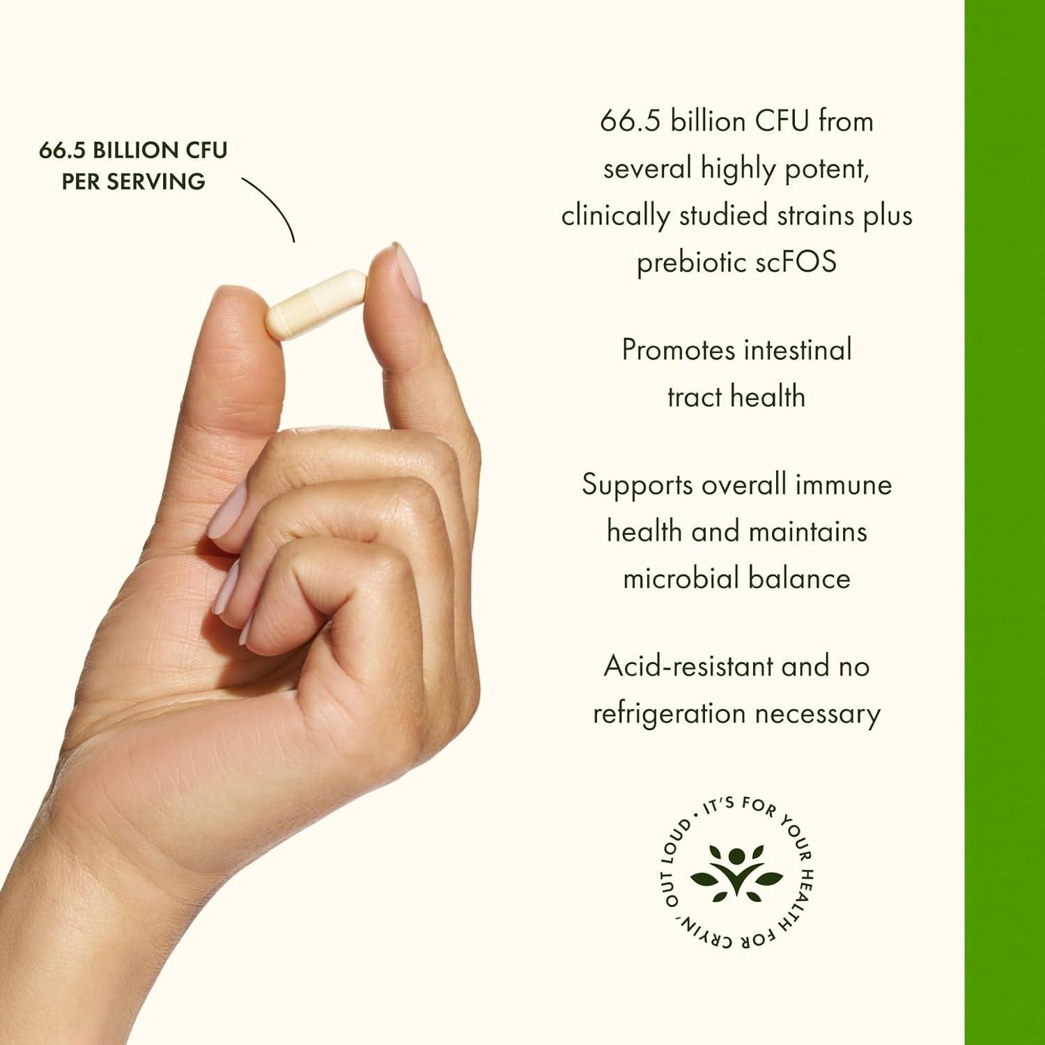 imageSwanson Ultimate Probiotic Formula Digestive Health Immune System Support 66 Billion CFU Prebiotic NutraFlora scFOS 30 DRcaps Veggie Capsules Caps