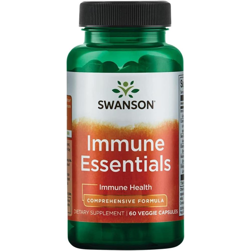 imageSwanson COND Immune Essentials 60 Veg CAPS60 Count Pack of 1