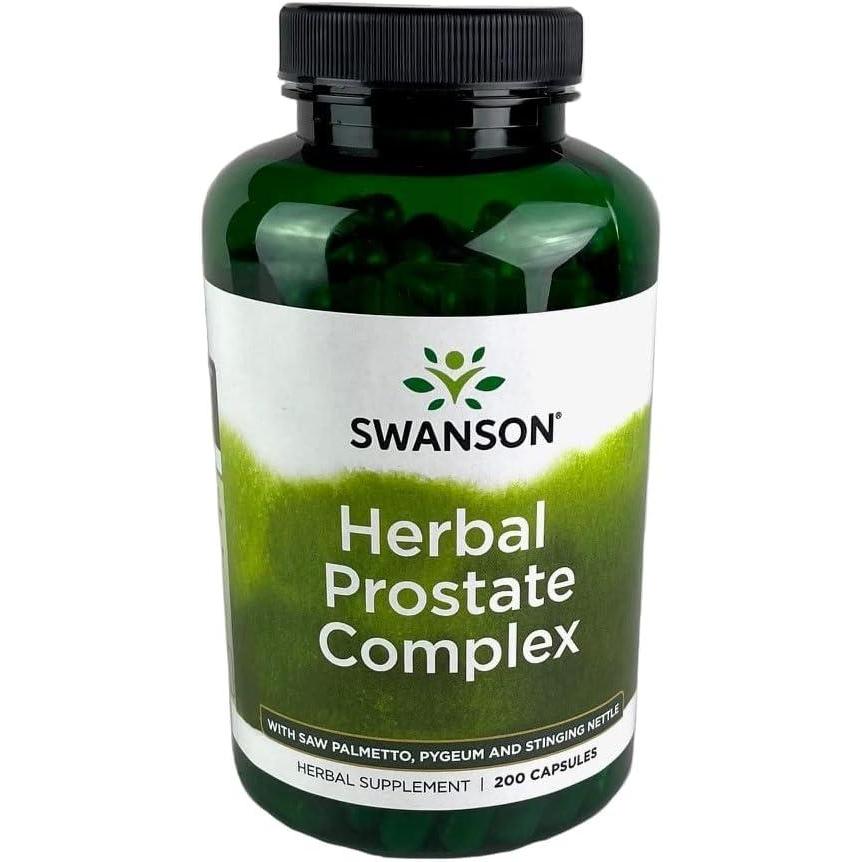 imageSwanson Herbal Prostate Complex Mens Supplement Features Pygeum Saw Palmetto amp Stinging Nettle 200 Capsules