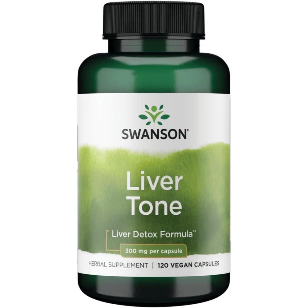 imageSwanson Liver Tone Liver Detox Formula 300 Milligrams 120 Veg Capsules