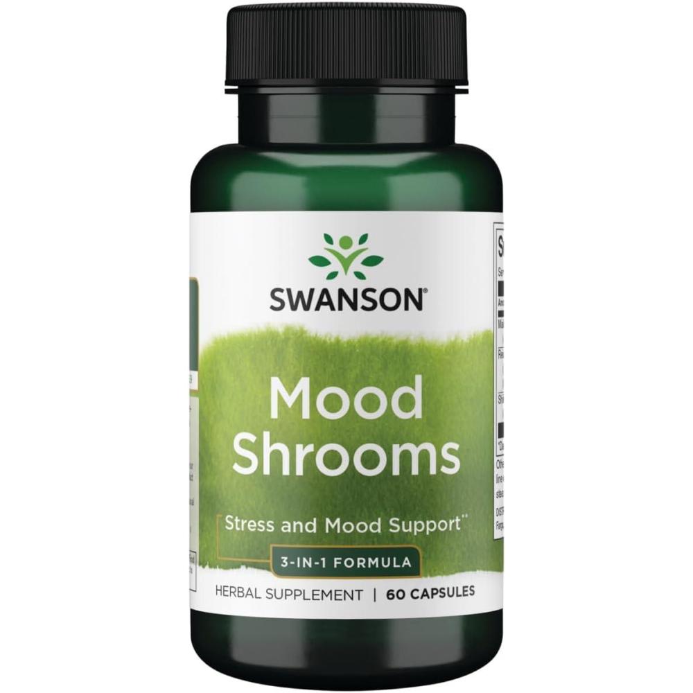 imageSwanson Shrooms 3in1 Formula 60 Caps