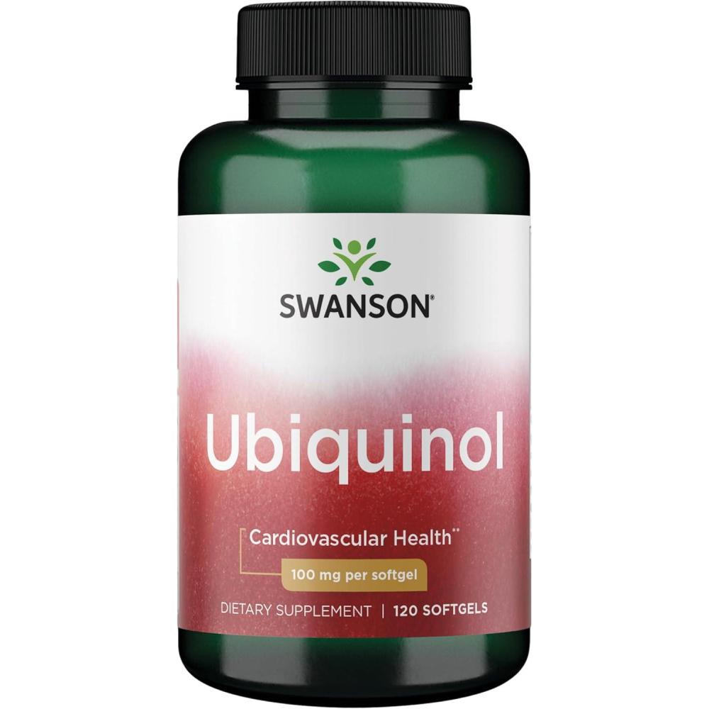 imageSwanson Ubiquinol 100 Milligrams 120 Sgels120 Count Pack of 1