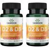 imageSwanson Vitamin D Complex with Vitamins D2 amp D3  Complete Sunshine Vitamin Complex for Bone Dental amp Immune Health  Vitamin Supplement 50 mcg 60 Veggie Capsules60 Count Pack of 2