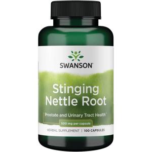 Stinging Nettle Root 500 mg 100 Caps(100 Count (Pack of 1))