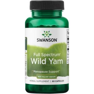 Swanson Full Spectrum Wild Yam 400 Milligrams 60 Capsules