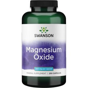 Swanson Magnesium 200 Milligrams 250 Capsules