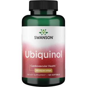 Swanson Ubiquinol 100 Milligrams 120 Sgels(120 Count (Pack of 1))