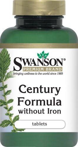 imageSwanson Century Formula Multivitamin Without Iron 130 Tabs