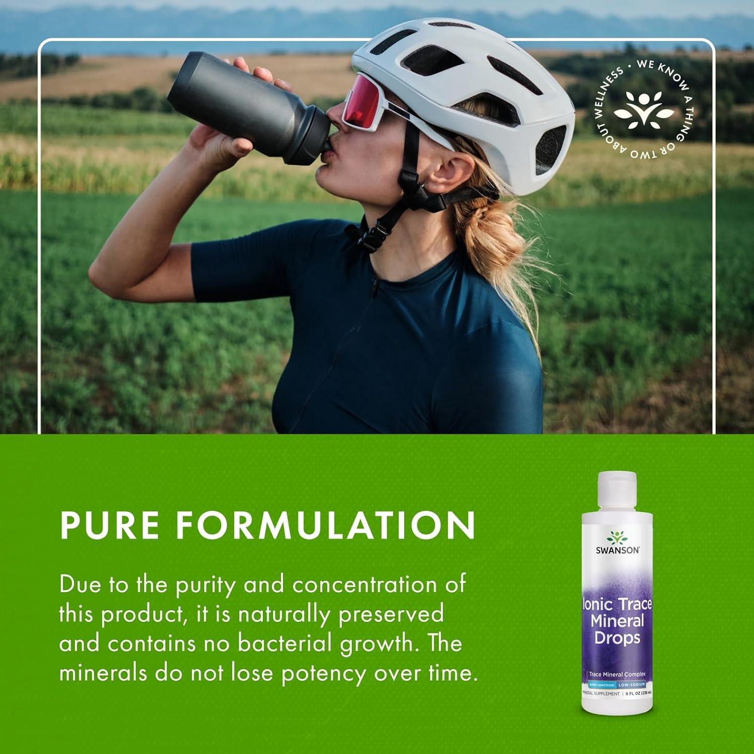 imageSwanson Concentrace Trace Mineral Drops 8ozComplete Mineral Complex for Energy Hydration amp Electrolyte Balance Over 72 High Absorption Ionic Minerals Such As Magnesium Potassium Calcium