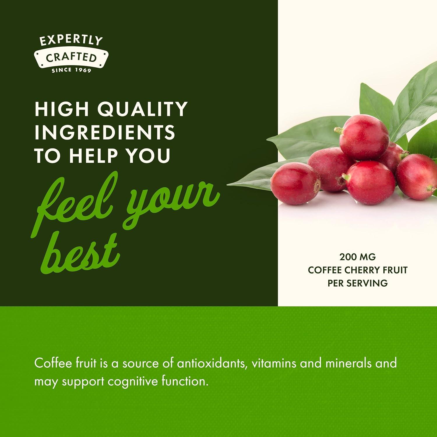 imageSwanson FullSpectrum Coffee Cherry Herbal Supplement Promoting Immune System Support amp Delivering Essential Phytonutrients Natural Overall Wellness Support 60 Veggie Capsules 200mg Each60 Count Pack of 1